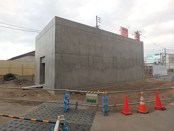 新ポンプ小屋