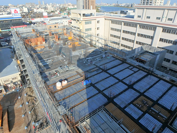 工事全景（西側から）